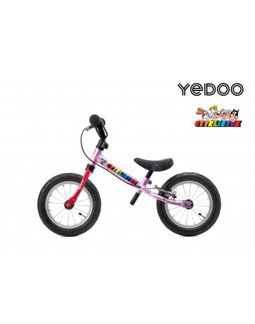 Yedoo Čtyrlistek balansinis dviratukas 2+ Pink