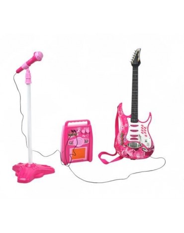 Žaislinis mikrofonas su gitara